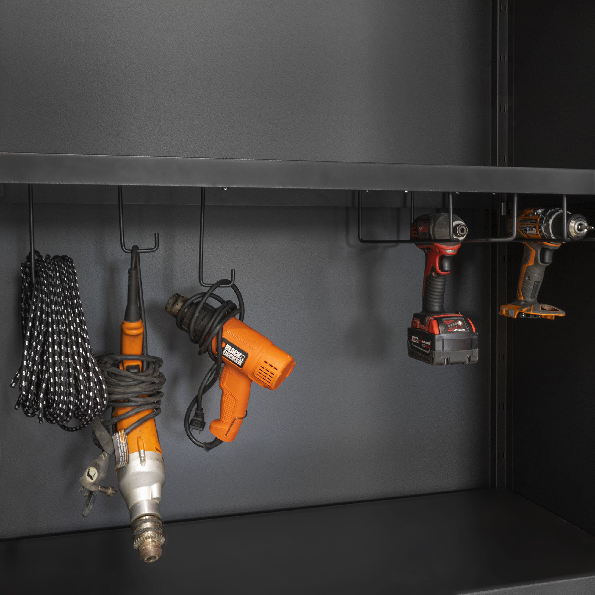 Fusion Plus Tall Cabinet Charging Shelf 40 in.