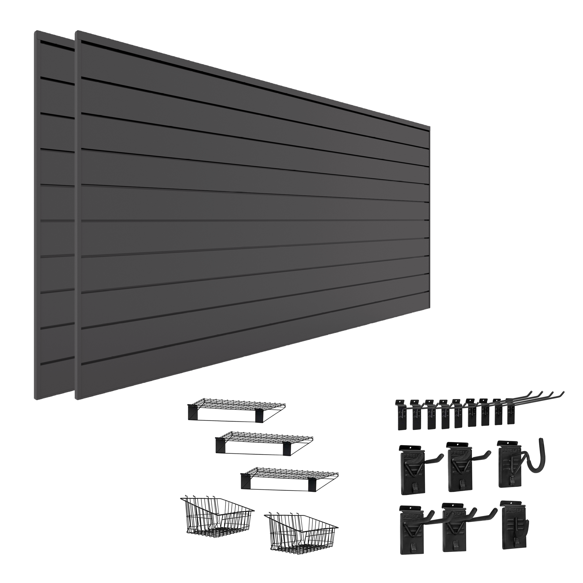 PVC Slatwall Ultimate Bundle – STEALTH