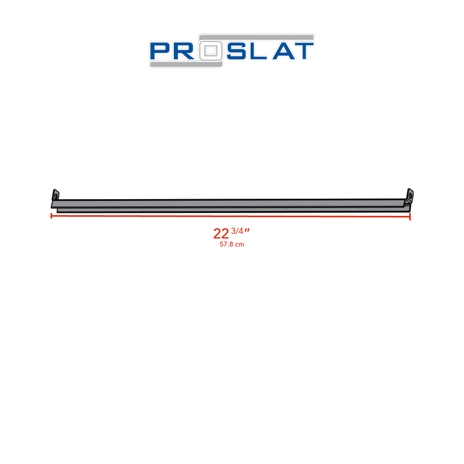 STEALTH 24 in. Heavy Duty Metal Shelf with Clothing Pole