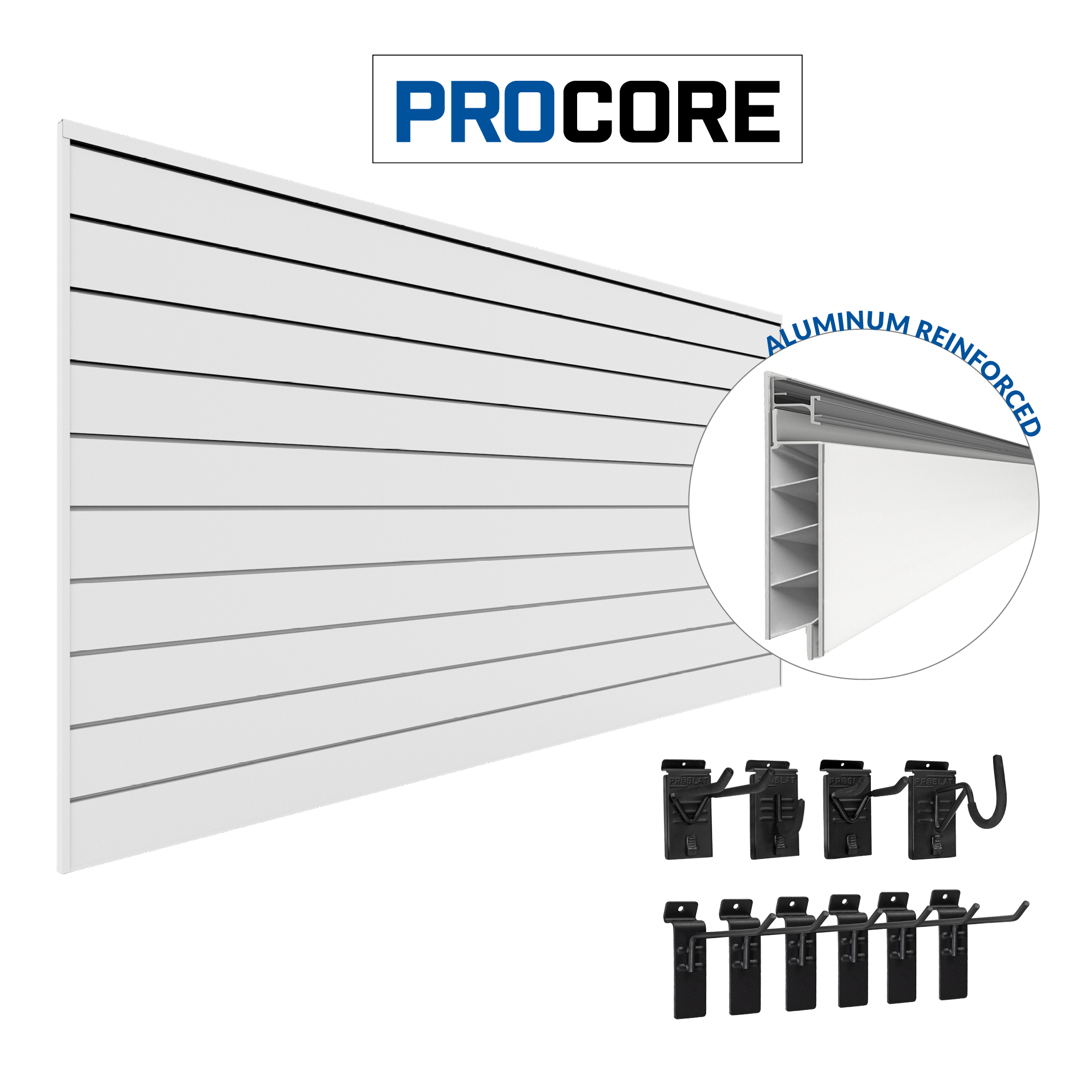 PROCORE Slatwall Mini Hook Kit Bundle – STEALTH