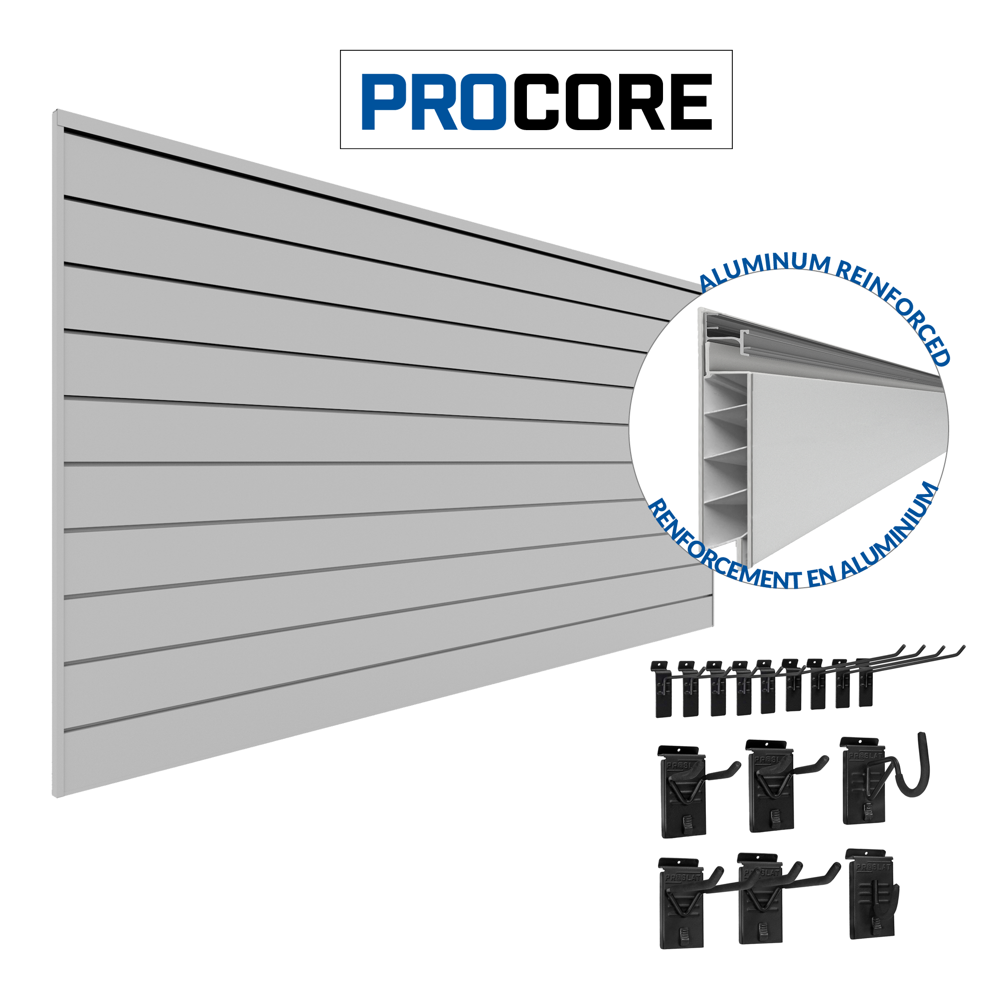 PROCORE Slatwall Basic Bundle – STEALTH