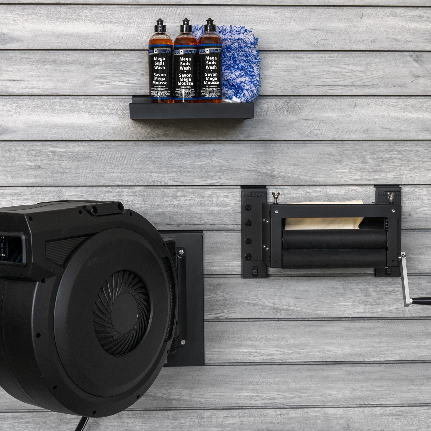 Mega Suds with Mitt, Wringer & Hose Reel – Utility Bundle