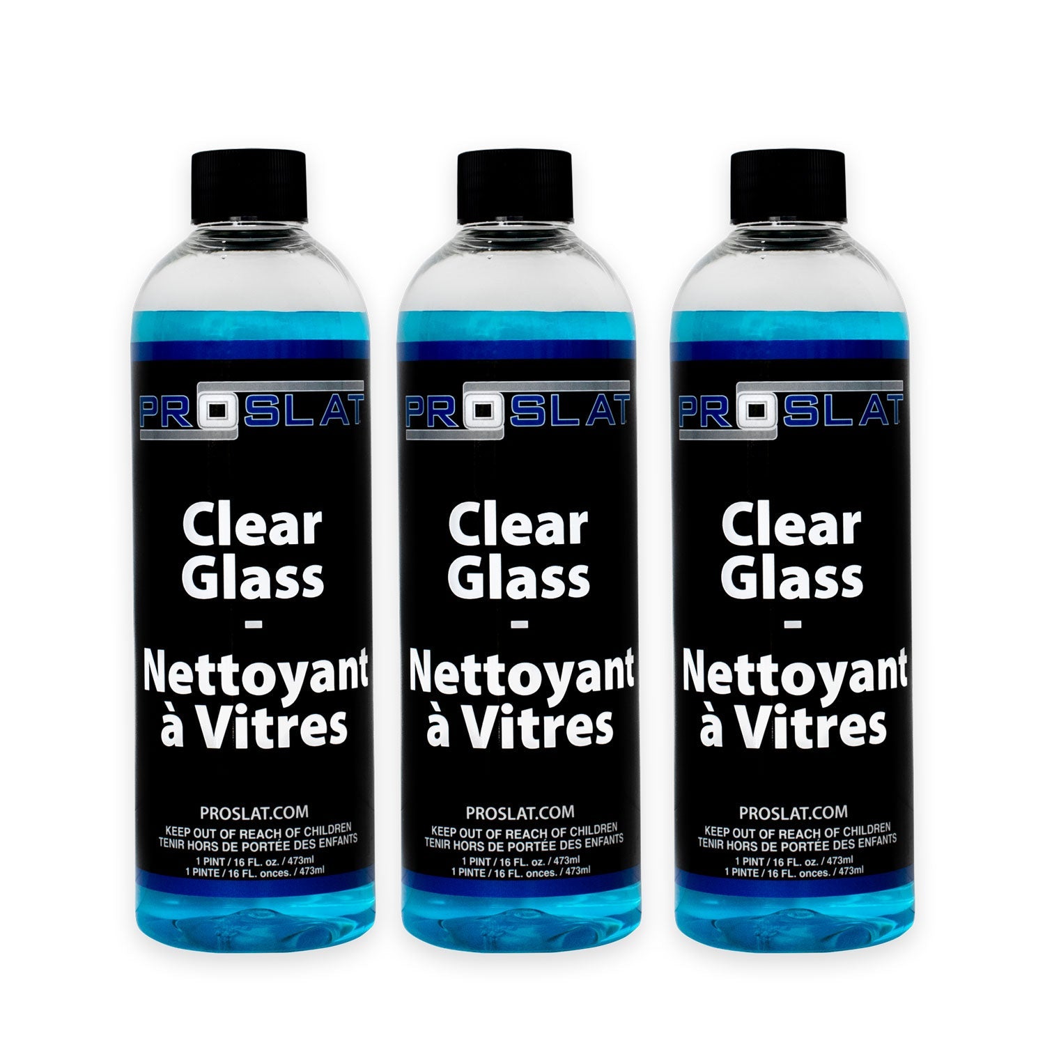 Clear Glass Cleaner - 3 Pack