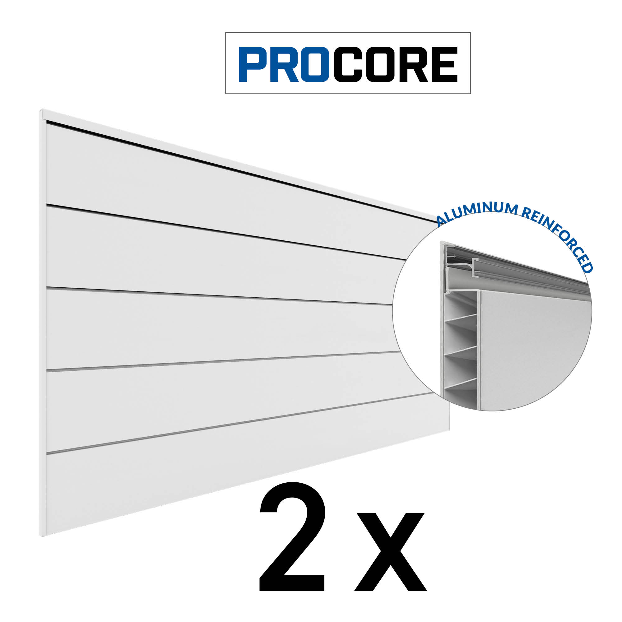 Panneaux PROCORE XL 4 pi x 8 pi – Ensemble de 2 (128 pieds carrés)
