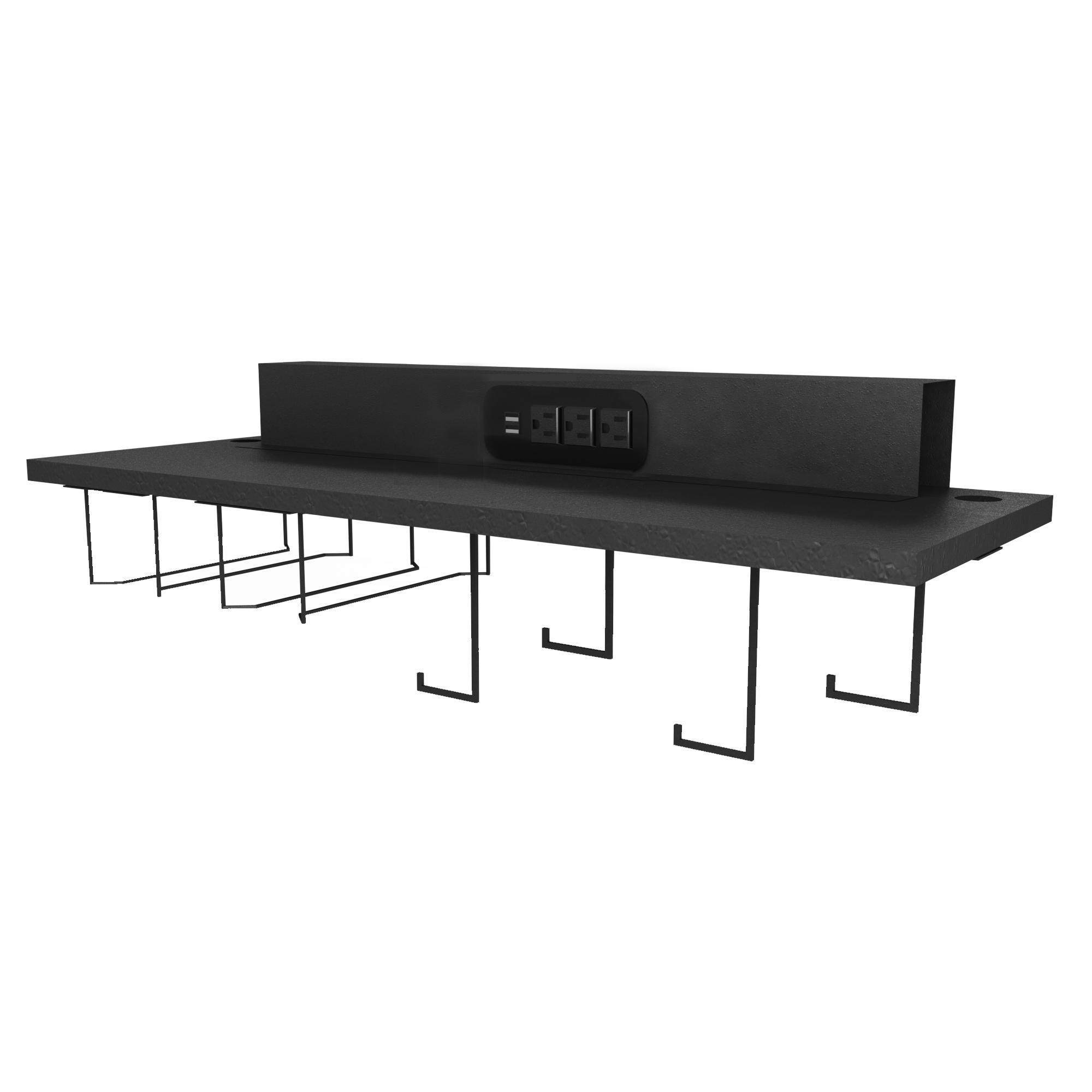 Fusion Plus Tall Cabinet Charging Shelf 40 in.