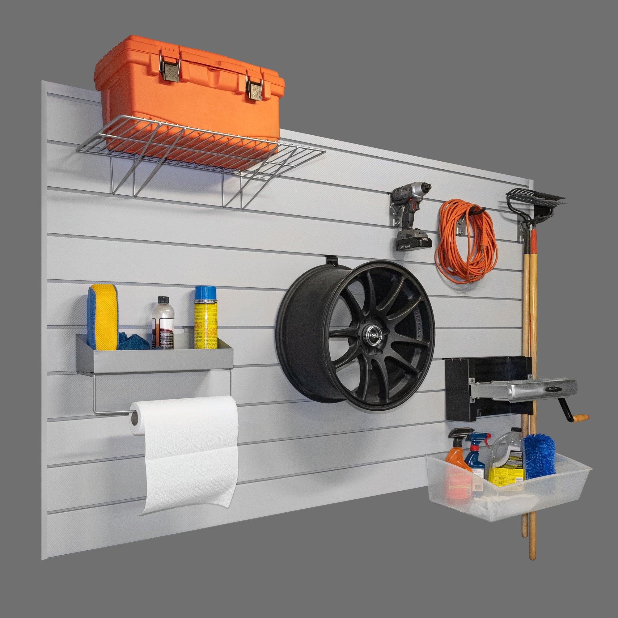 PROCORE PLUS Silver Grey Carbon Fiber Slatwall Mini Bundle