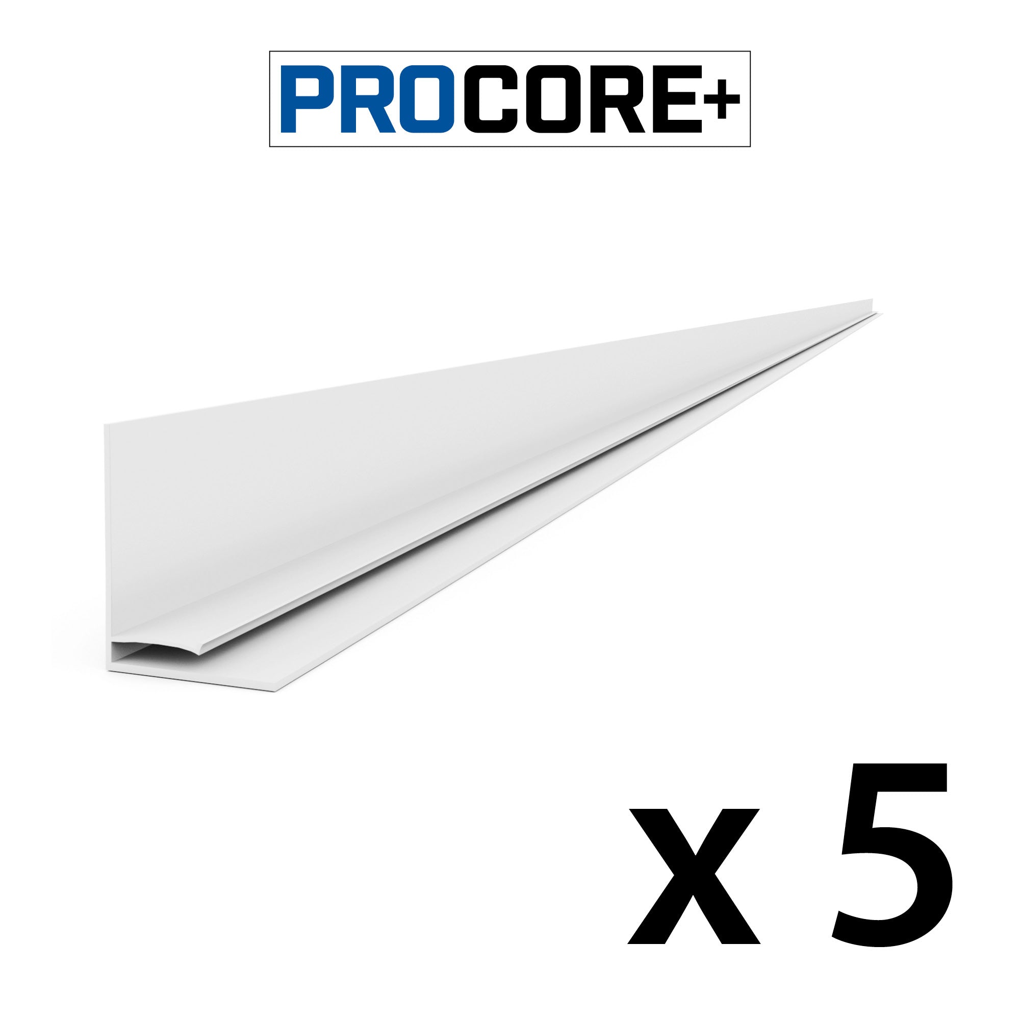 8 ft. PROCORE PLUS Black carbon fiber PVC Top Trim Pack