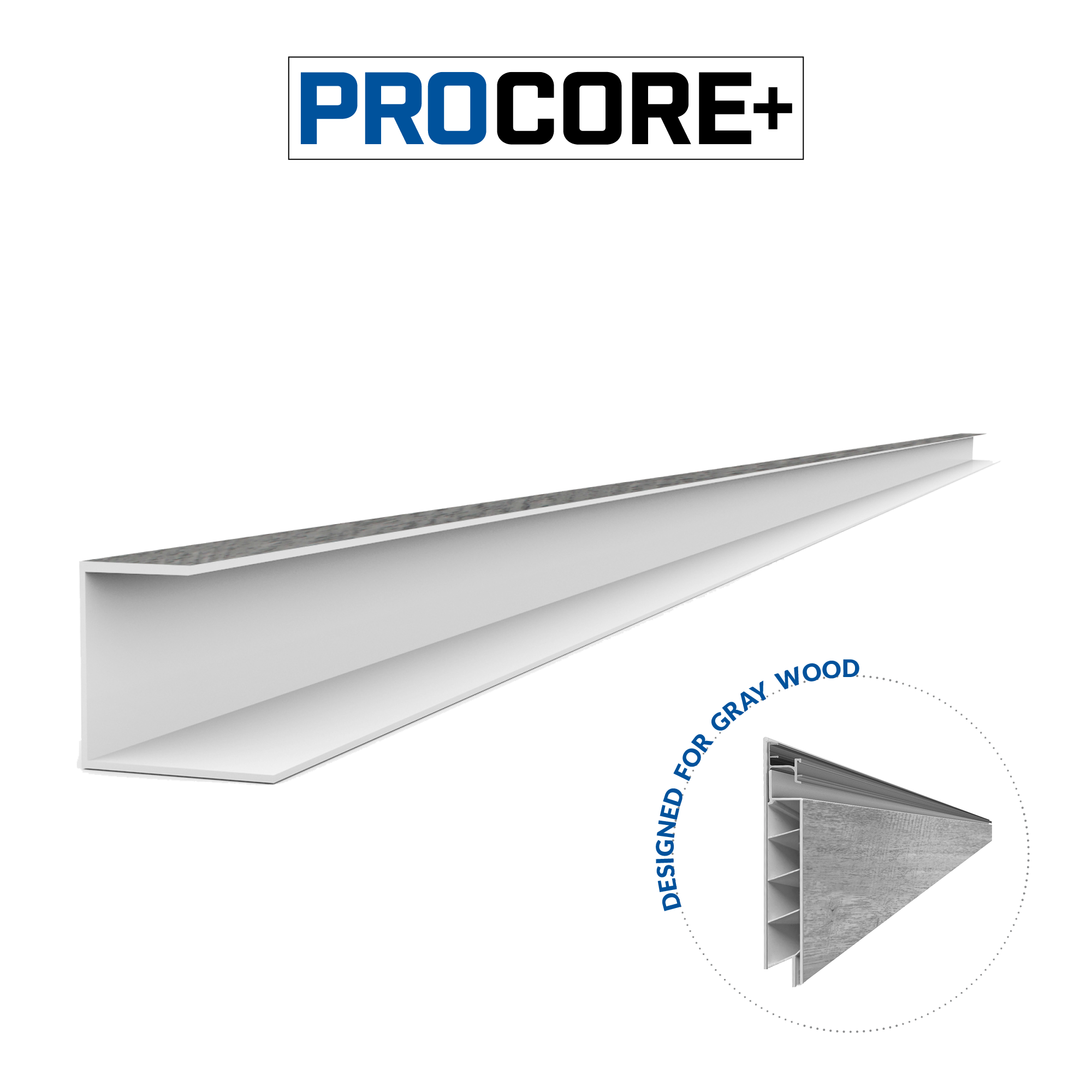 PROCORE Moulure en J de 49 po