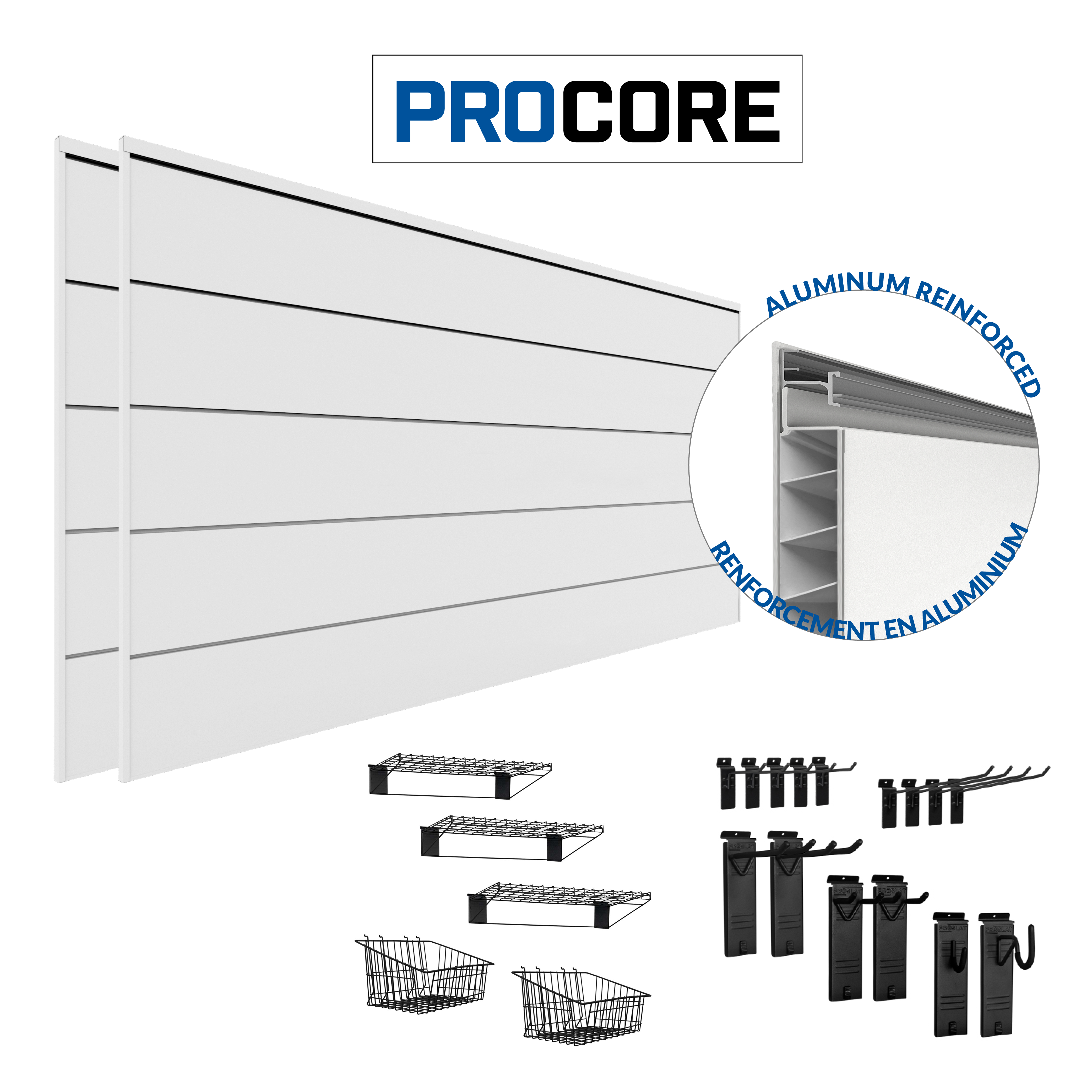 XL PROCORE Slatwall Ultimate Bundle