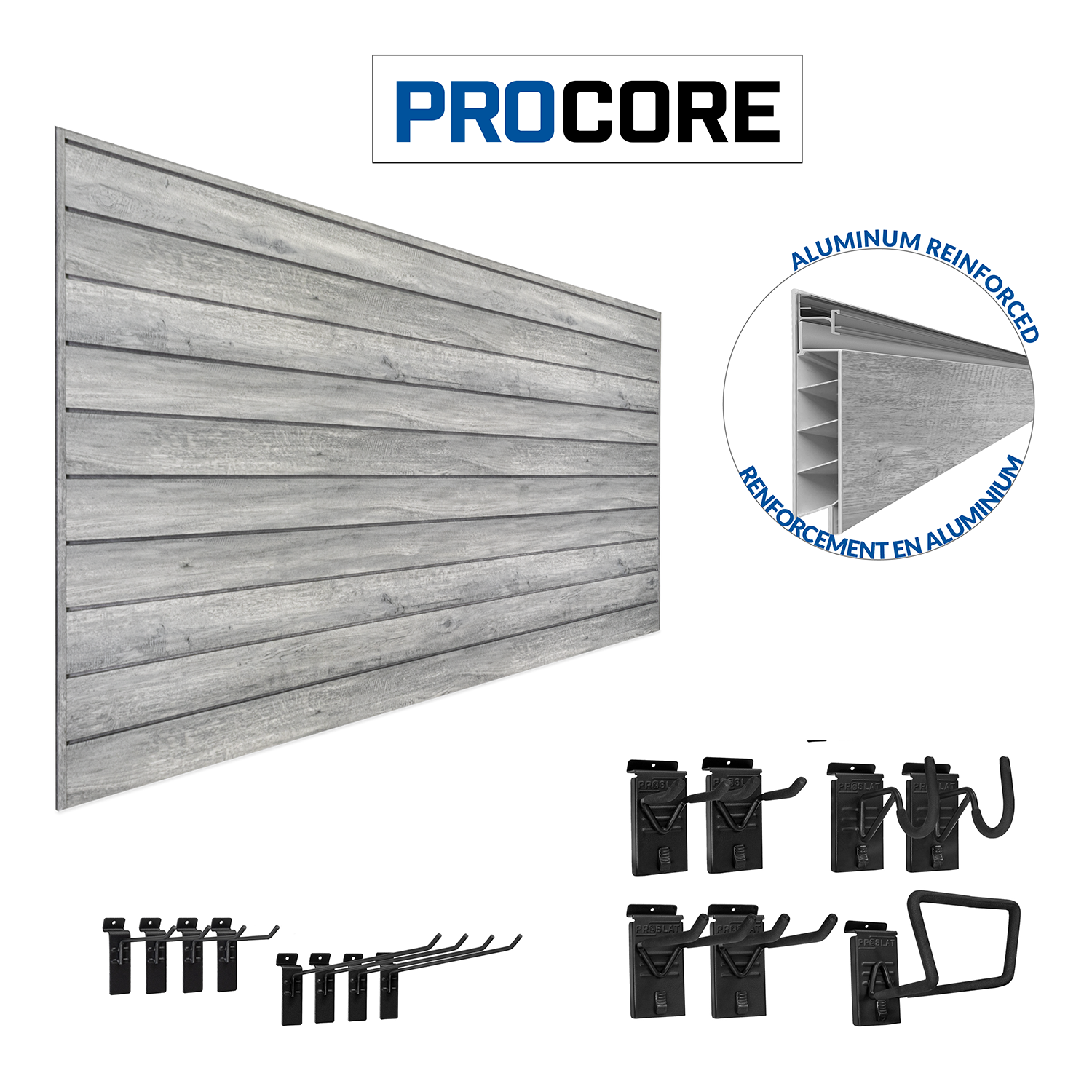 PROCORE Slatwall Ultimate Bundle – STEALTH