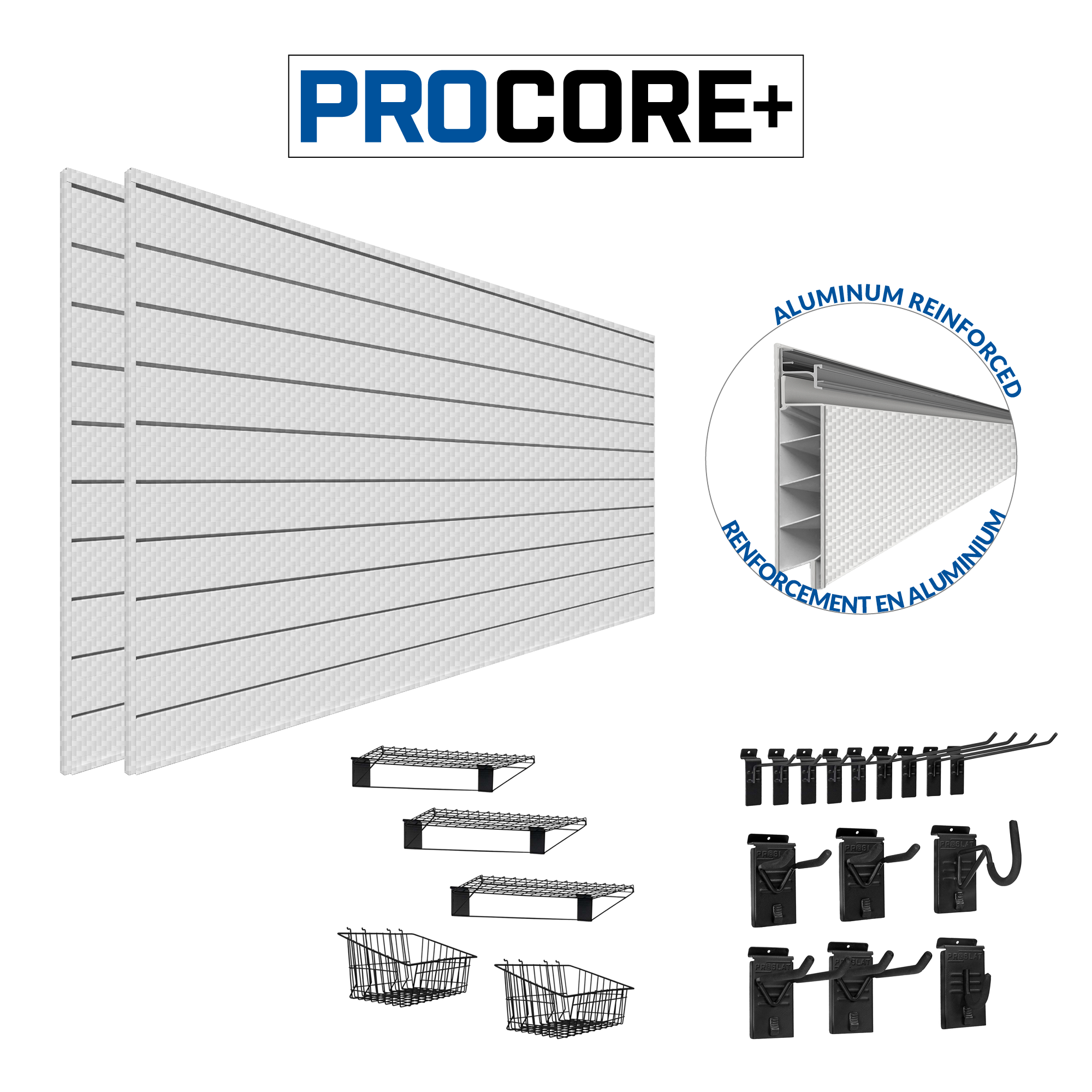 PROCORE Slatwall Ultimate Bundle – STEALTH