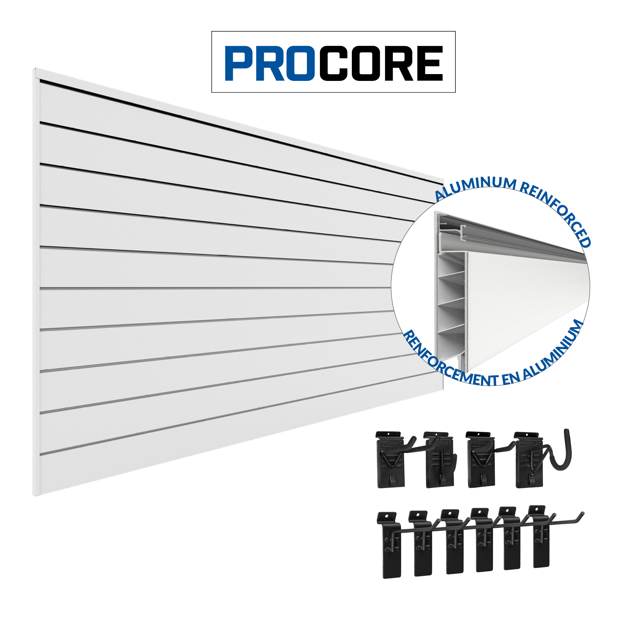 PROCORE Slatwall Mini Hook Kit Bundle – STEALTH