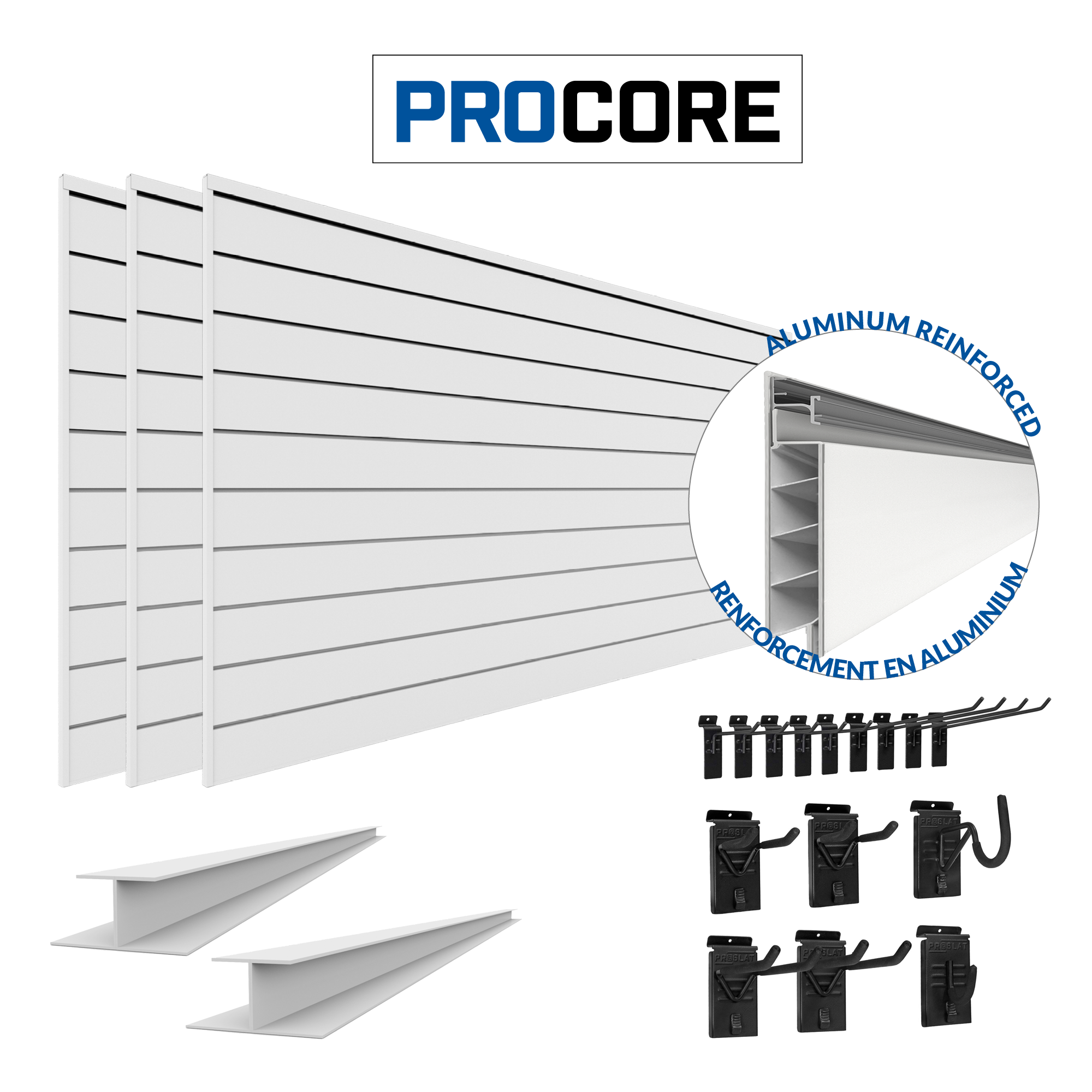 PROCORE Slatwall Standard Bundle – STEALTH