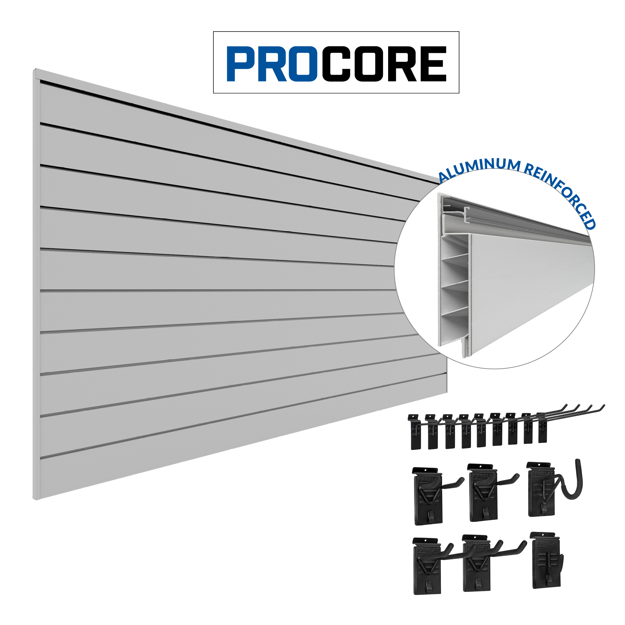 PROCORE Slatwall Basic Bundle – STEALTH