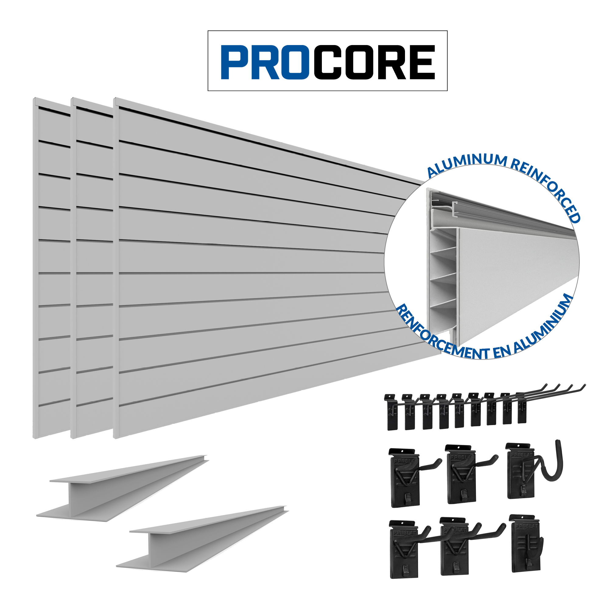 PROCORE Slatwall Standard Bundle – STEALTH