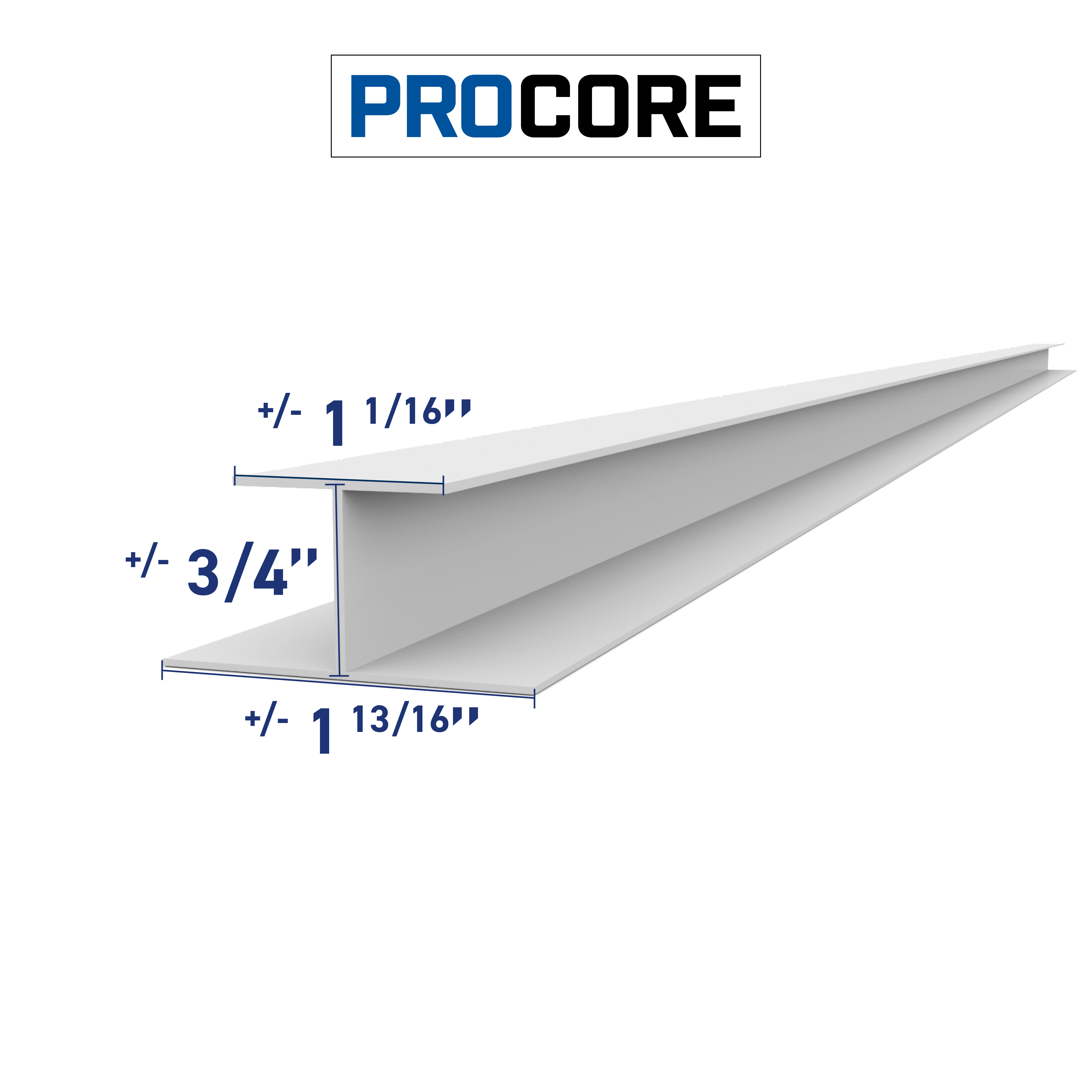 PROCORE PLUS H-Trim 49 in.