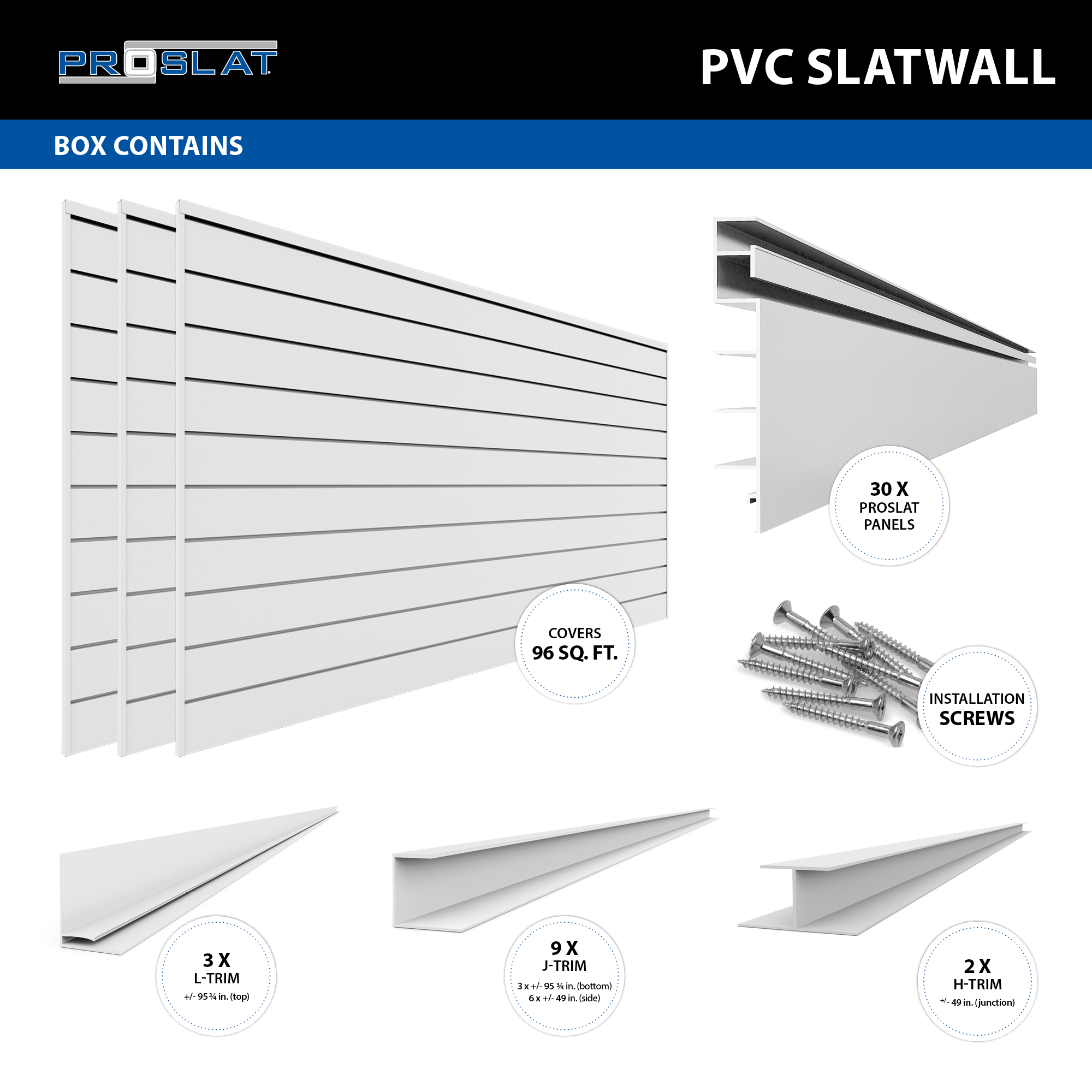 PVC Slatwall Standard Bundle – STEALTH