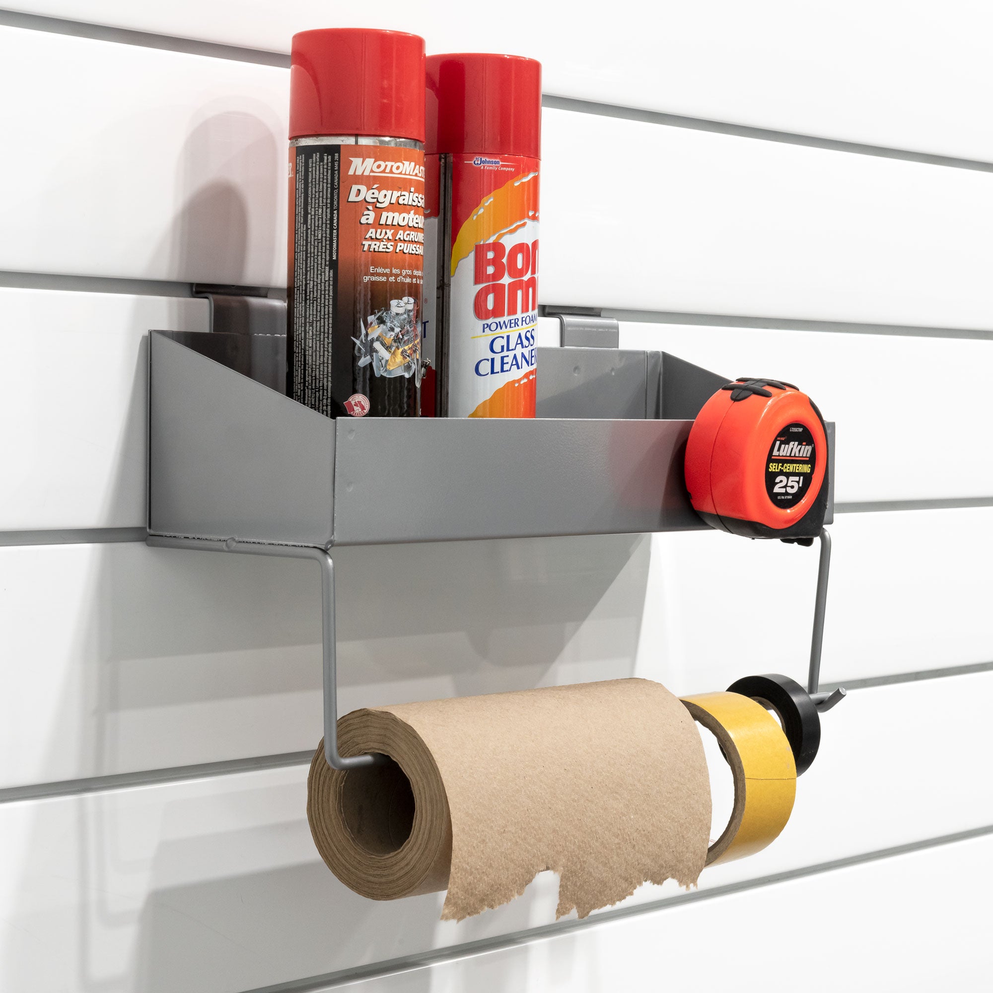 Shelf and Paper Towel Holder