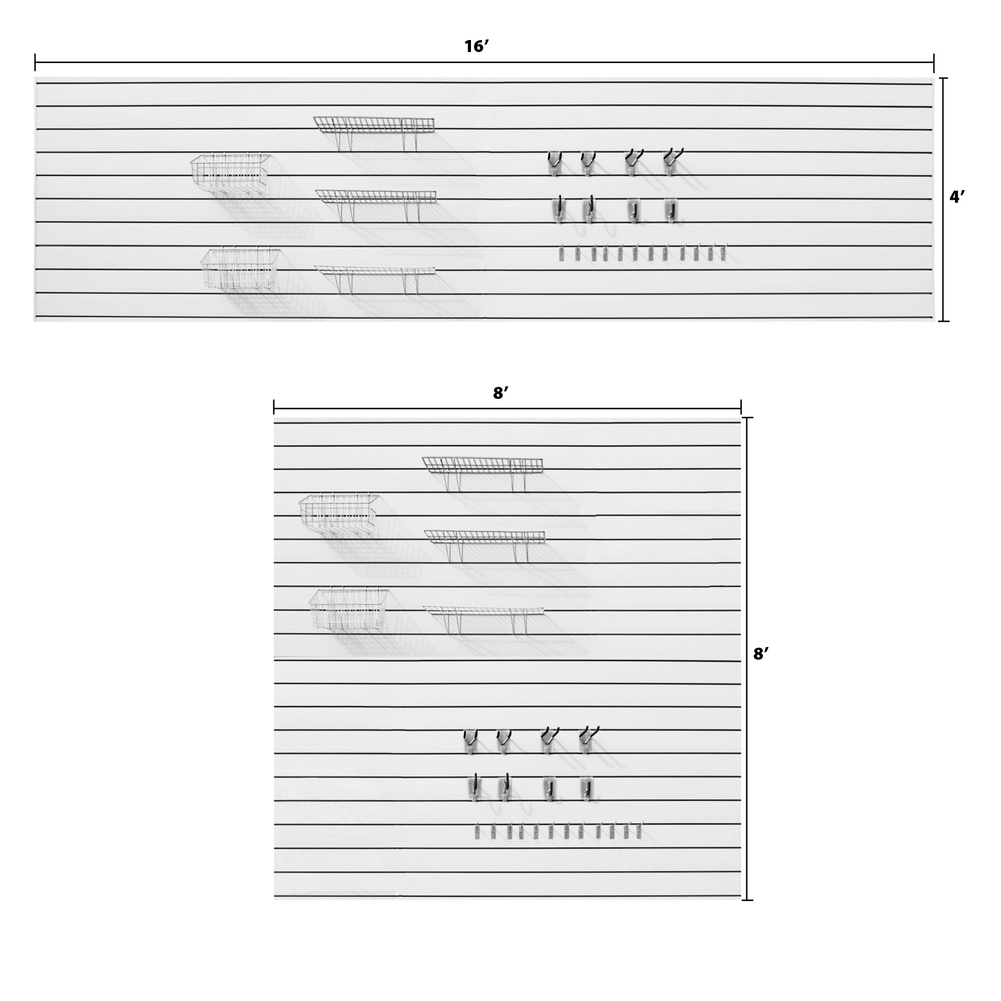 PVC Slatwall Ultimate Bundle