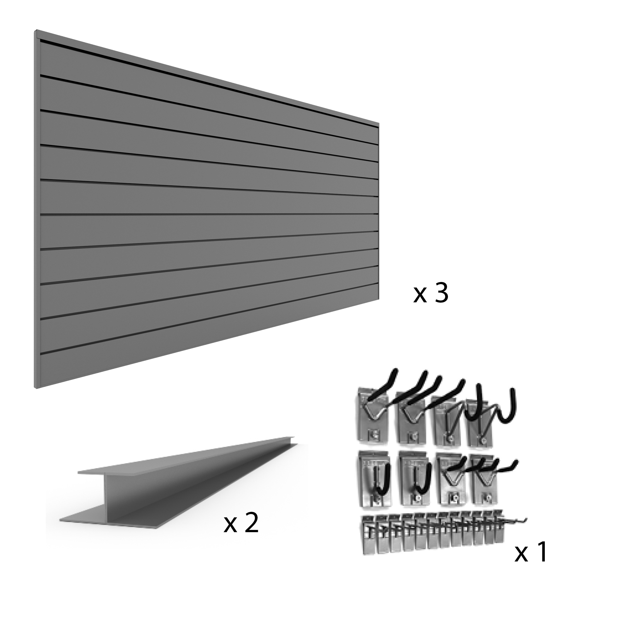 PVC Slatwall Standard Bundle