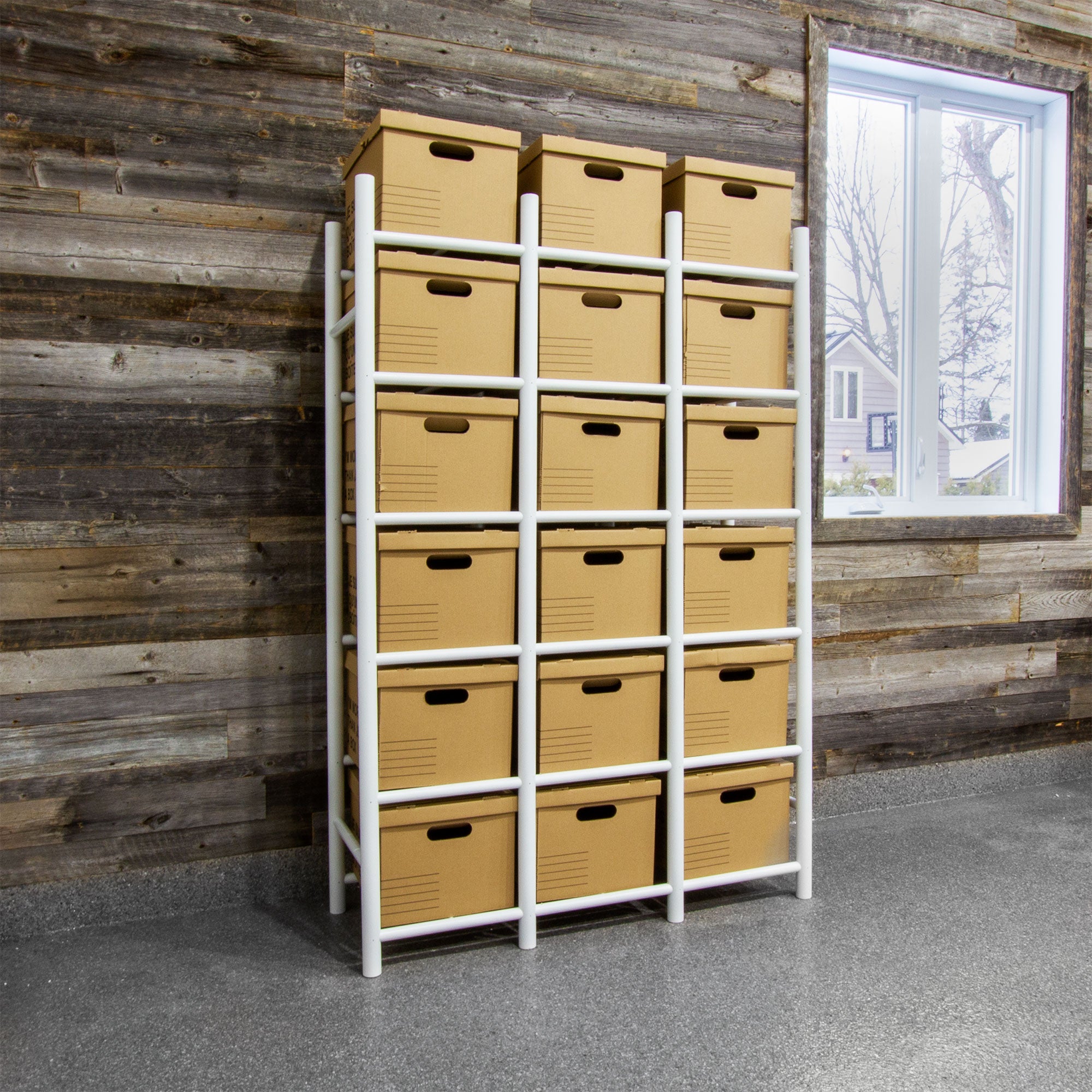 Bin Warehouse Rack – 18 Filebox